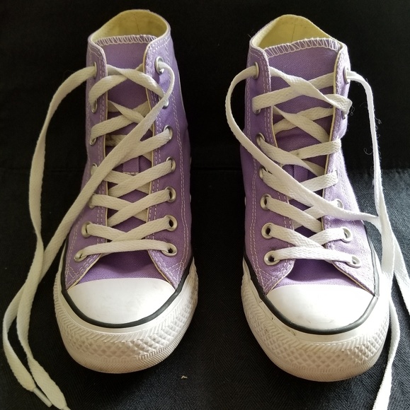 purple converse mens